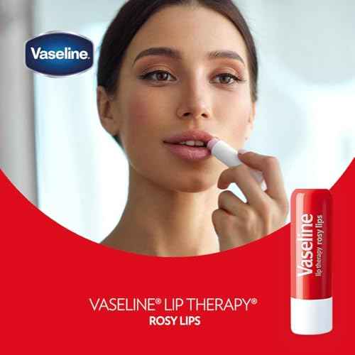 Vaseline Lip Therapy Rosy Lips 12-Pack ? Moisturizing Balm, Lip Care for Dry Lips, 0.16 Oz Ea