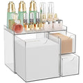 Clear Acrylic Facial Towel Organizer with 3 Drawers