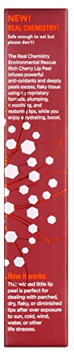 Real Chemistry Cherry Lip Peel - Exfoliating Lip Treatment, 0.5 oz