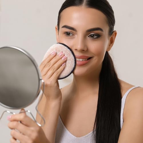 Reusable Makeup Remover Pads - Facial Cleansing Cloths, 6 Pack