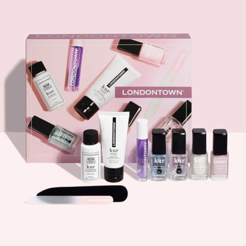 LONDONTOWN Complete Nail Polish Set - 8-Piece Manicure Kit