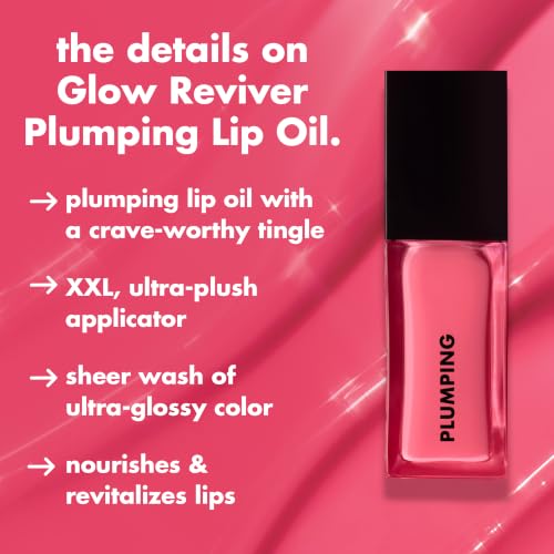 e.l.f. Glow Reviver Plumping Lip Oil Piggy Bank 0.25 Fl Oz – Sheer Glossy Finish