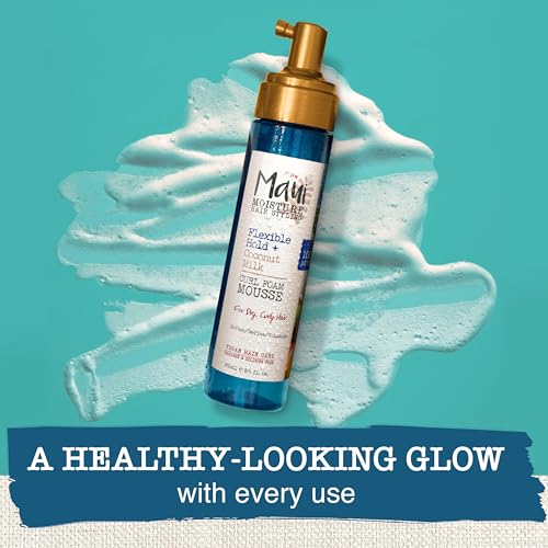 Maui Moisture Curl Foam Mousse with Coconut Milk & Aloe Vera, 8.5oz
