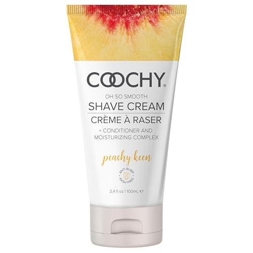Coochy Moisturizing Shave Cream for Sensitive Skin - 3.4 Fl Oz - Peachy Keen