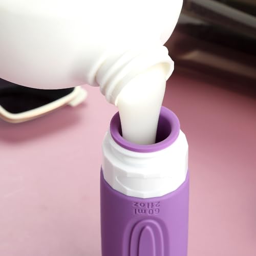TSA Approved 2oz Travel Bottles, 4-Pack Leak Proof Toiletry Containers