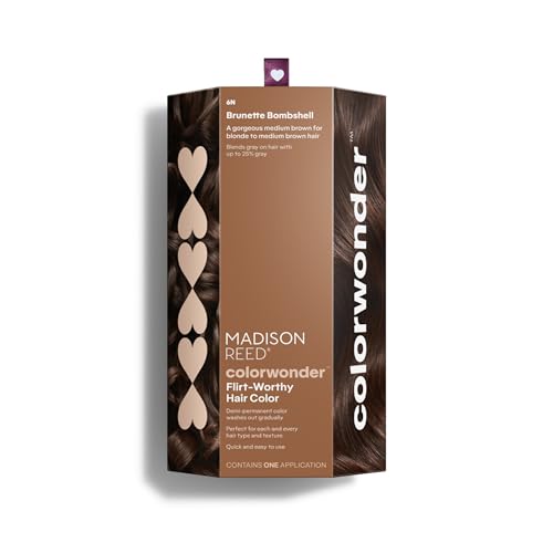 Madison Reed Demi-Permanent Hair Color Kit – 6N Medium Brown
