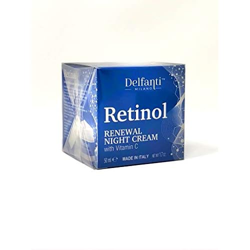Delfanti Milano ? RETINOL RENEWAL Night Face and Neck Cream ? Moisturizer with Vitamin C ? Made in Italy ? 1.7 oz