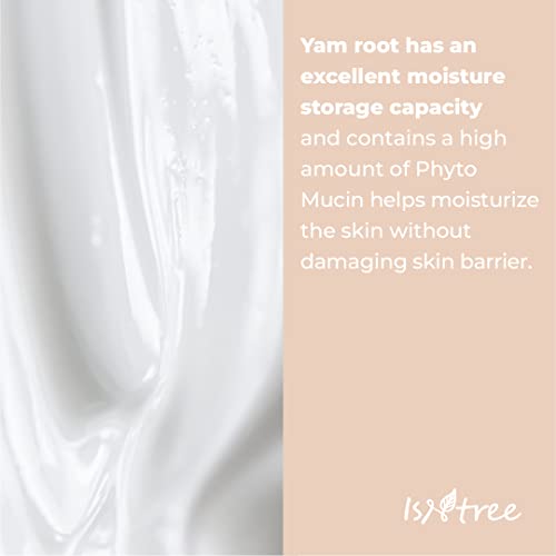 ISNTREE Yam Root Vegan Milk Cleanser 220ml, 7.43 fl.oz | Cleanser with rich and creamy texture and protects skin barrier | Hydrating and vegan cleanser | Korean skincare