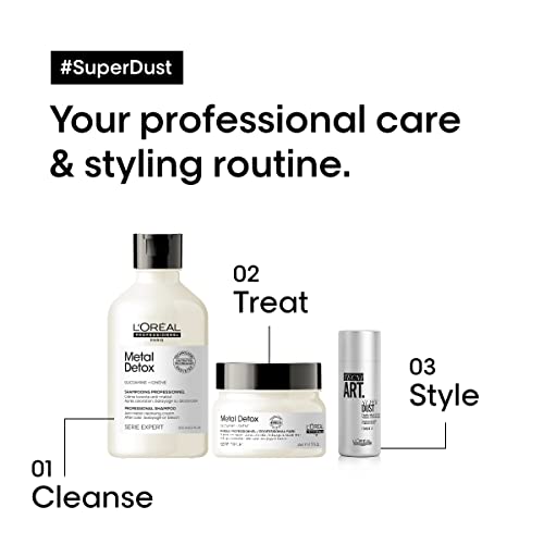 L'Or?al Professionnel Paris Volume Dust - Provides Weightless Volume, Medium Hold Texture Powder, For All Hair Types, Packaging May Vary