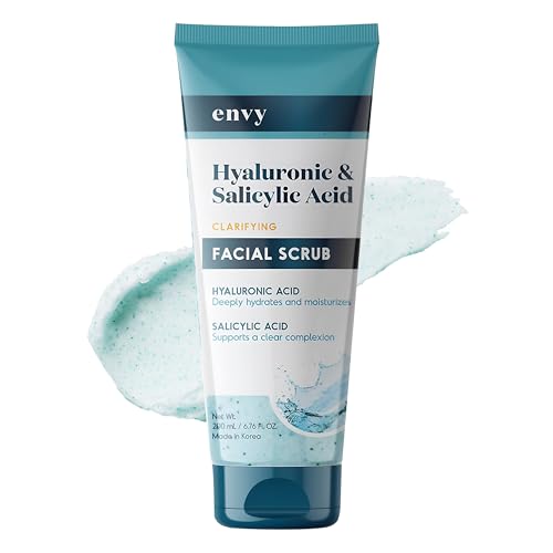 Envy Hyaluronic Acid & Salicylic Acid Face Scrub 6.76 Oz