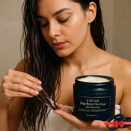 Korean Caviar Hair Mask - Deep Repair for Dry Damaged Hair, 500ml