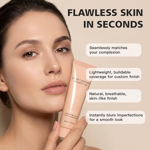 Color Changing Foundation | Hydrating Liquid Makeup 30ML