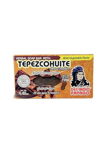 Del Indio Papago Anti Aging Combo Pack with Night Cream 2 oz, Day Cream 2 oz, and Tepezcohuite Natural Bar Soap - Skin Care Solution for All Types of Skin