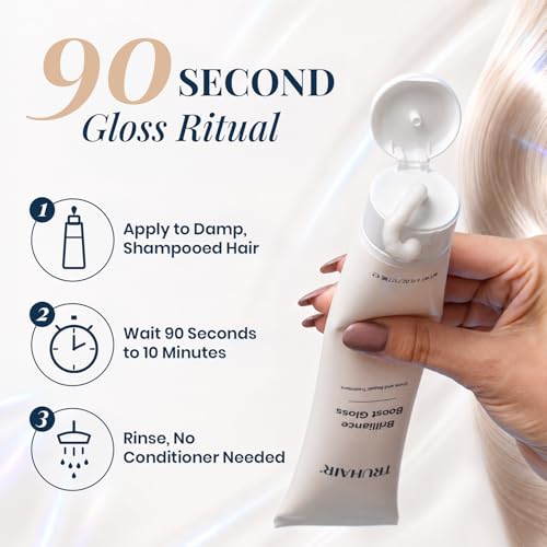 Truhair Brilliance Boost Clear Gloss Treatment - 6 Fl Oz