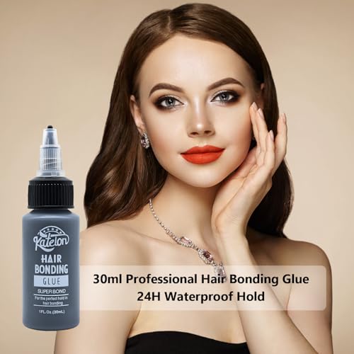 Hair Glue for Quick Weave - 1 Oz Waterproof Strong Bond, No Mess Nozzle