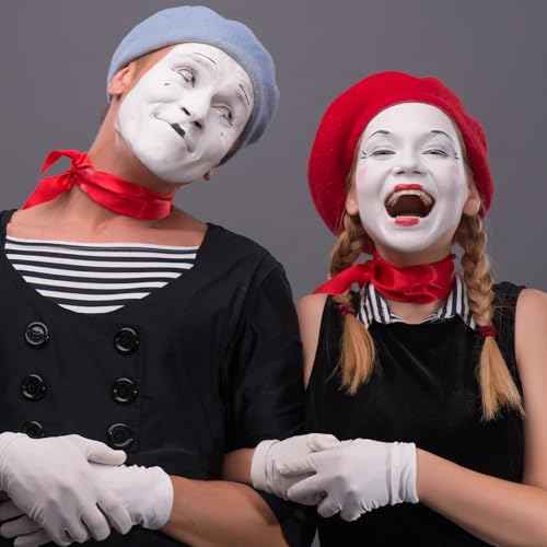 White Face Body Paint Stick, Eye Black Stick for Sports, Waterproof Full-Coverage White Foundation Face Makeup for Halloween Zombie Clown Vampire Skeleton Skull Joker Goth Cosplay Makeup