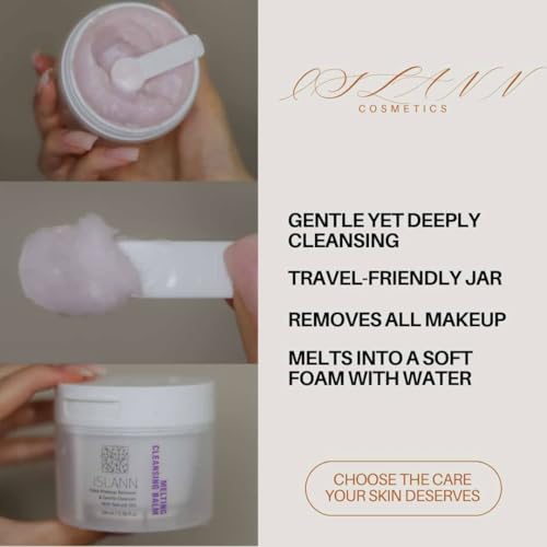 ISLANN Melting Cleansing Balm 3.38oz - Oil Cleanser & Makeup Remover