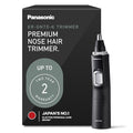 Panasonic ER-GN70-K Nose & Ear Hair Trimmer with Vacuum, Wet & Dry Use, 1 Pack