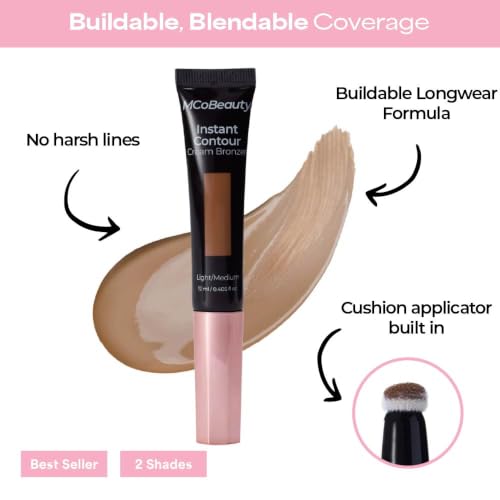 MCoBeauty Instant Contour Cream Bronzer Light Medium