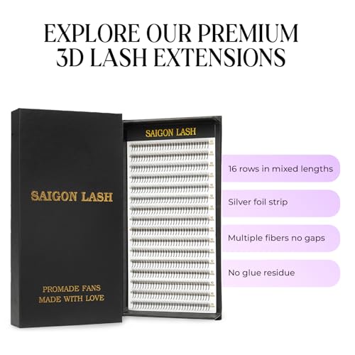 Wispy Promade Lash Fans 3D-8D | Laser Cut Narrow Base Extensions