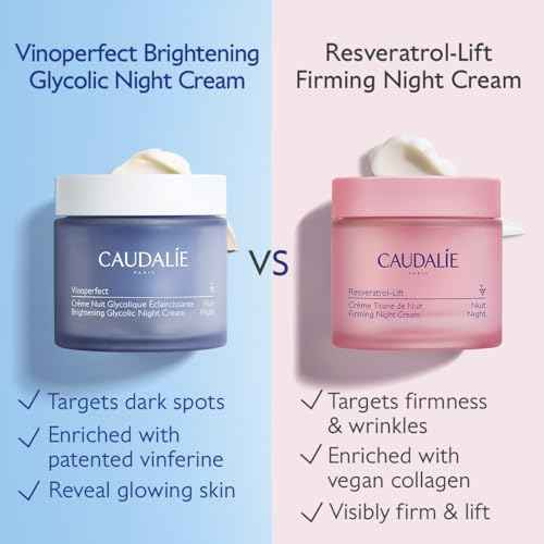 Caudalie Vinoperfect Dark Spot Brightening Glycolic Night Cream, Refillable Packaging - 50 mL