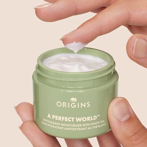 Origins A Perfect World Antioxidant Moisturizer | Keeps Skin Looking Youthful | With White Tea, 1.7 Fl Oz