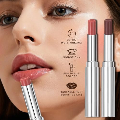 Honey Noir Lipstick Set - Moisturizing Lip Color, 2 Shades