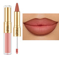 MAKI YIKA Brown Lip Liner & Pink Matte Liquid Lipstick Set