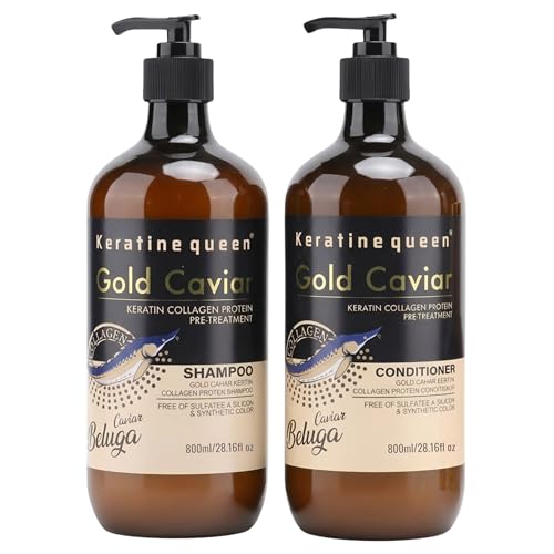 Zebrany Caviar Shampoo & Conditioner Set - 800ml, Sulfate-Free