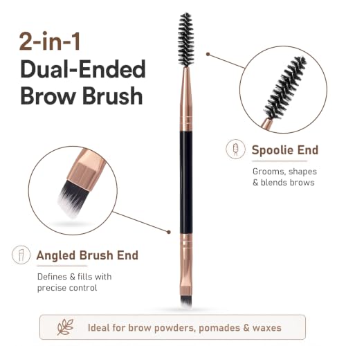 Dual-Ended Microblading Eyebrow Pen - 4D Brow Brush & Precision Tip