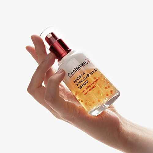 Centellian 24 Vital Capsule Serum (1.69 fl oz) - Ampoule for Moisturizing, Skin Elasticity, Skin Protection & Soothing by Dongkook Pharmaceutical. TECA, Centella Asiatica