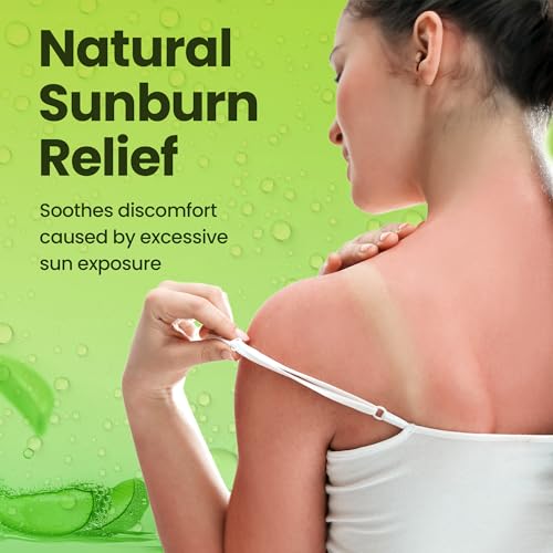 Honeyskin Aloe Vera Gel 8 Fl Oz - Soothing Sunburn & Dry Skin Relief