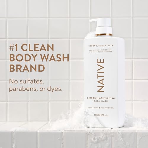 Native Moisturizing Body Wash with Shea Butter, 22 fl oz