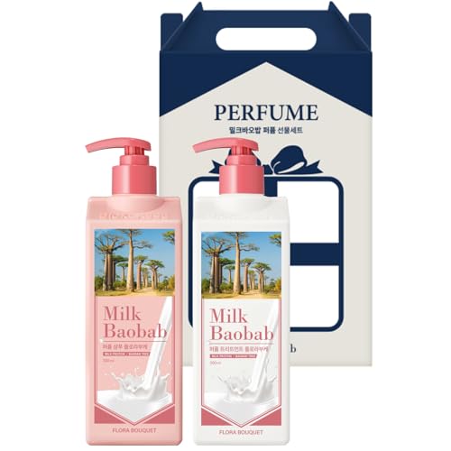 Milk Baobab Shampoo & Conditioner Set - Hydrating Floral Scent, 16.9 fl oz Each