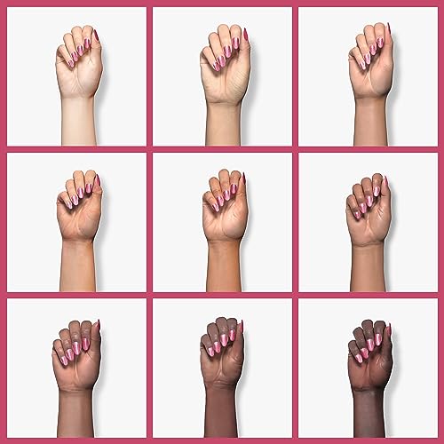 Beetles Shimmery Pink Glitter Gel Nail Polish 15ml - Diamond Reflective, B - Fairy Kisses