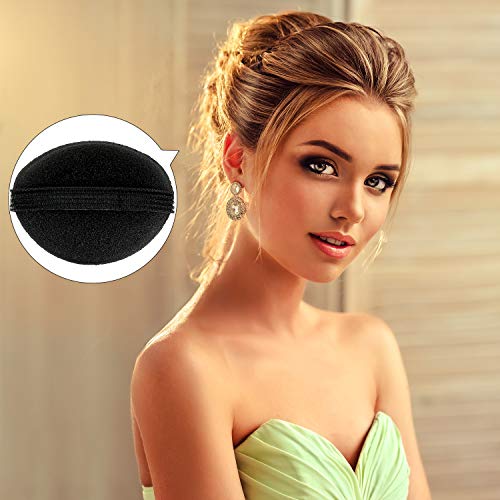 Hair Bump Sponge Set - 11 Pieces Volume Styling Bases Combs Clips