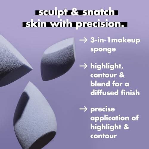 e.l.f. 3-in-1 Precision Sculpting Sponge for Contouring & Blending