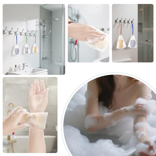10PCS Mesh Soap Bag Exfoliating Pouch for Shower & Hand Washing