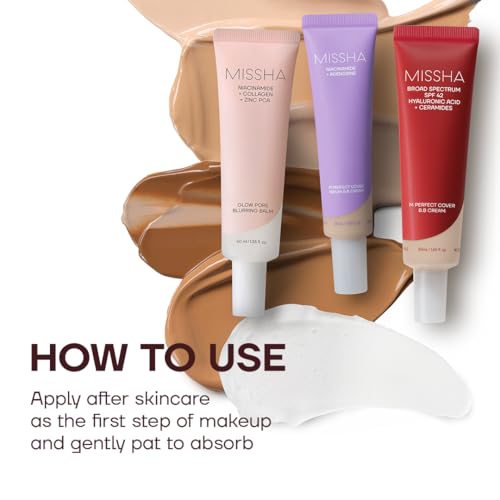 MISSHA M BB Boomer Primer - Hydrating Glow Makeup Base, 1.35oz