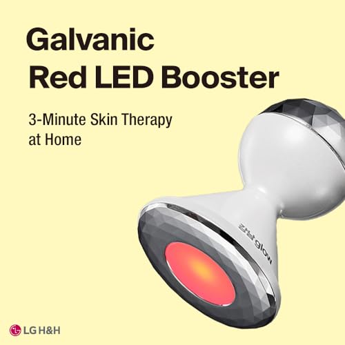 GANGNAM GLOW Galvanic Red LED Face Massager for Skin Glow