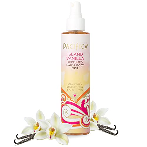 Pacifica Vanilla Hair & Body Fragrance Mist 6oz Each - Vegan, Alcohol-Free, Pack of 2