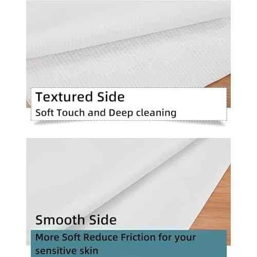 Disposable Face Towels, Biodegradable Facial Towels Clean Face Towels XL, Super Soft and Thick, Makeup Remover Dry Wipes, Face Cloths for Sensitive Skin, 10"¡¿12" 50 Count