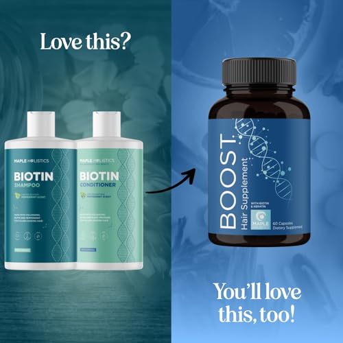 Volumizing Biotin Shampoo & Conditioner Set for Thinning Hair