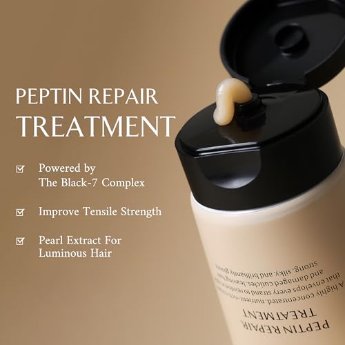LA MUSE Peptin Repair Hair Mask 7.05oz Deep Conditioning for Damaged Hair