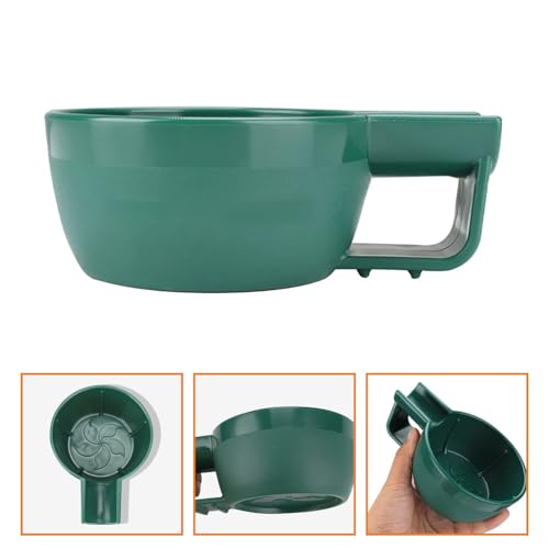 FRCOLOR Plastic Shaving Bowl 2.36 Inch Wide Lathering Bowl for Men Shaving Cream Foam Soap Durable Shave Accessory for Home and Travel