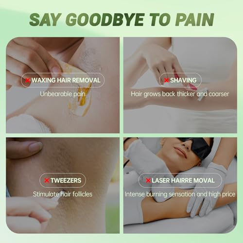 Hair Removal Cream For Women - Painless Body Hair Remover Sensitive Skin Hair Removal For Back Legs Fast And Gentle 6.76 Fl Oz