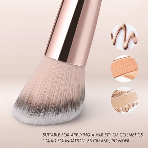 KINGMAS Double-Ended Makeup Brush for Foundation & Concealer