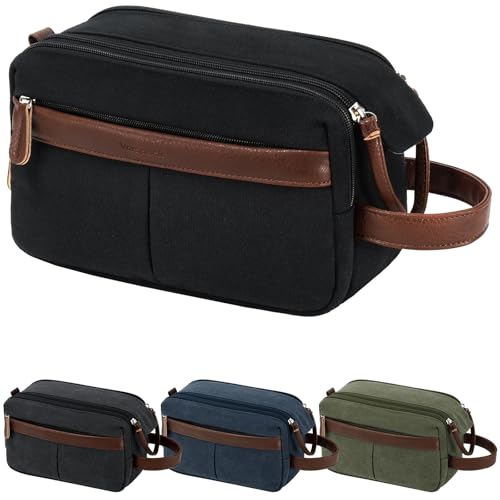 Vorspack Canvas Toiletry Bag for Men - Water Resistant