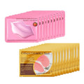 20 Pairs Lip Mask & Eye Mask,Crystal Gel Eye Pads Nourishes the Lip Patches for Skin Care Spa Daily Moisturizing Eye Patches for Puffy Eyes, Dark Circles and Fine Lines