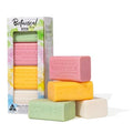 Australian Botanical Milk Soap Bars, 6.6 OZ French Triple Milled Soap for All Skin Types - Lemongrass, Melon, Raspberry, and Shea Butter, Pack of 8 - Packaging May Vary